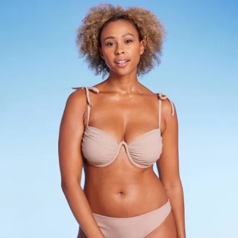 Shade & Shore Beige Bikini Set
